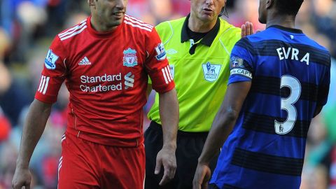 Luis Suárez vs. Patrice Evra.