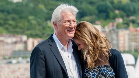 Richard Gere y Alejandra Silva.