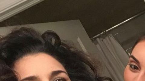 Karina Moreno con sus hijos