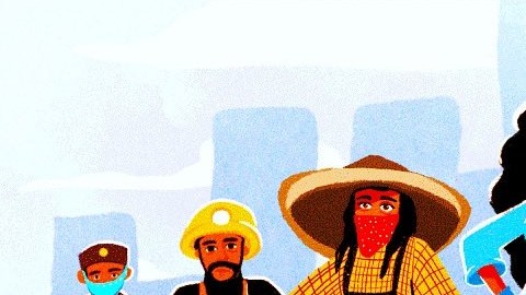 Muchos angelinos aprovecharon el Día Internacional del Trabajo para agradecer a trabajadores esenciales. (Cortesía Chirla)