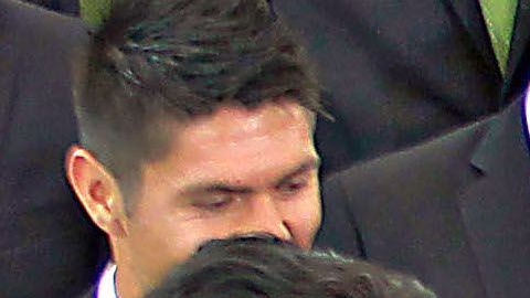 Felipe Calderón recibe a Santos en Los Pinos