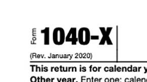Formulario 1040-X
