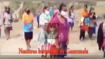 VIDEO: CJNG llega a Guatemala y reparte ayuda a afectados por crisis de coronavirus
