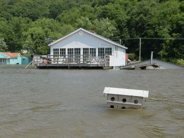Las inundaciones por crecidas del Mississippi afectan desde junio.