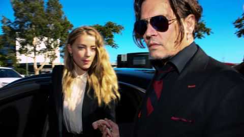 Johnny Depp y su ex esposa Amber Heard