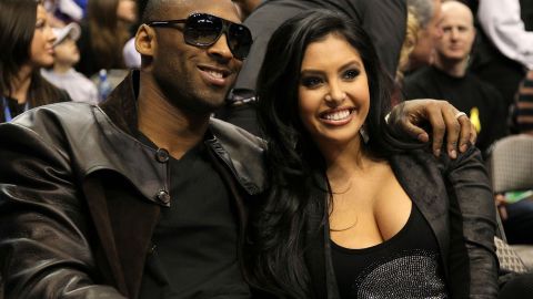 Vanessa Bryant junto a su esposo Kobe Bryant.