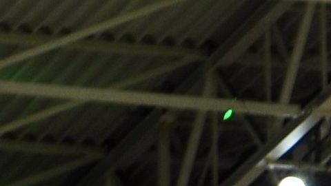 Las figuras de cartón asemejan al público real.