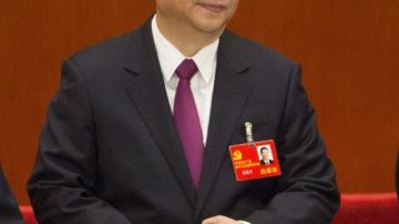 El actual presidente  chino, Xi Jinping, cuando participaba en la ceremonia de apertura del 18 Congreso del Partido Comunista (CPC) en el Gran Salón del Pueblo de Pekín, China.