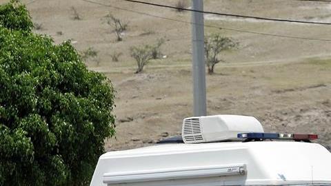 Los criminales murieron al interior del auto.