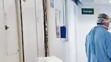 Hospitales saturados por fallecidos de COVID-19.