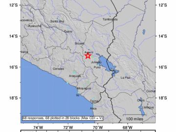 Terremoto en Perú