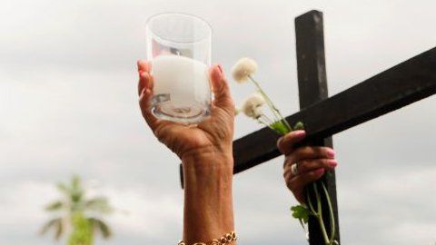 Madres exigiendo justicia para sus hijos muertos en las protestas de abril de 2018 en Nicaragua.