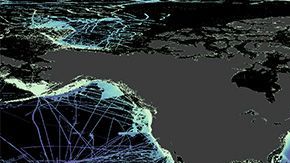 Las zonas negras del mapa aún necesitan ser sondeadas para obtener más información de ellas.
