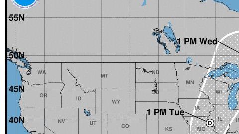 Avisos, advertencias y trayectoria para el centro de la tormenta Cristóbal.