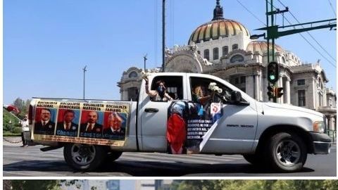 Protestas contra AMLO.