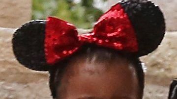 Kim Kardashian y su hija North West.