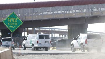 Acting CBP Commissioner Resigns As Outrage Over Treatment Of Migrant Minors Grows
EL PASO, TEXAS - JUNE 26: U.S. Border Patrol vehicles pass a 'Border Patrol Access Only' sign near the U.S.-Mexico border on June 26, 2019 in El Paso, Texas. Acting commissioner of U.S. Customs and Border Protection (CBP) John Sanders submitted his resignation in the wake of a scandal after lawyers reported that detained migrant children were held unbathed and hungry in a U.S. Border Patrol facility in nearby Clint, Texas. (Photo by Mario Tama/Getty Images)