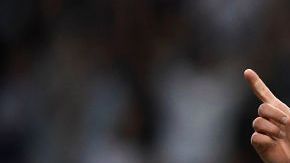 Luka Jovic celebrando un gol con el Real Madrid.