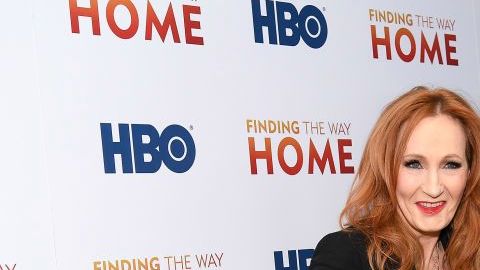 Eddie Redmayne y J.K. Rowling