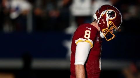 Case Keenum de los Washington Redskins.