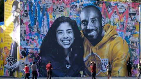 Mural de Kobe Bryant en Los Ángeles.