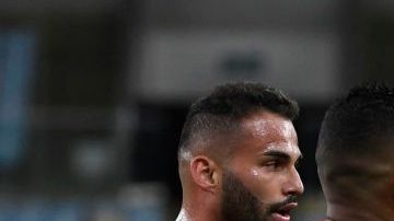 Flamengo celebrando un gol.