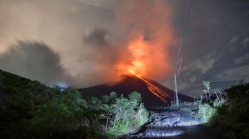 Erupción volcánica en Guatemala