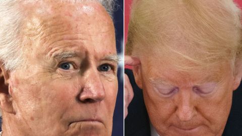 Biden critica a Trump en un momento de baja aprobación para el presidente.