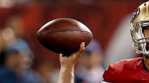 Colin Kaepernick con los 49's de San Francisco.