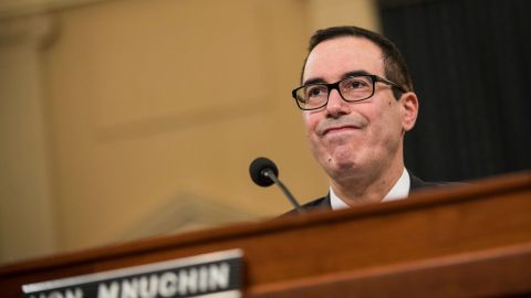 El secretario del Tesoro, Steven Mnuchin.