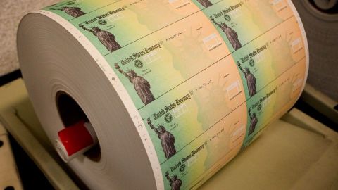 Economic Stimulus Package Tax Rebate Checks Printed