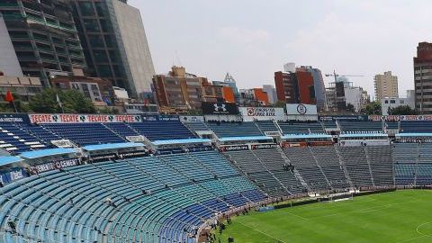 El Estadio Azul.