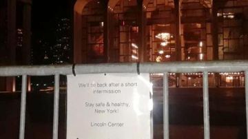 La Metropolitan Opera NYC se apagó el 11 de marzo