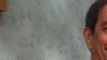 Ana Patricia Gámez junto a su papá