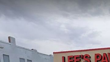 La prendería donde fue baleado el Policía.