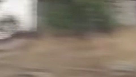 El conductor arrastró la motocicleta por la Autopista 91 al menos tres millas.