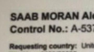 Ficha policial de Alex Saab en los registros de la Interpol.
