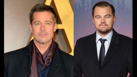 Brad Pitt y Leo DiCaprio.