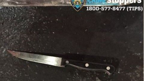 Cuchillo usado en el crimen