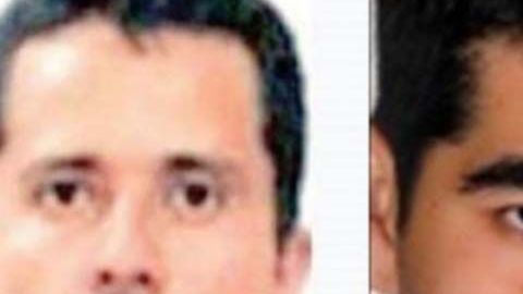 Imagen que circula en redes de "El Sapo"; a la izquierda, "El Mencho".