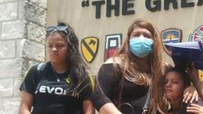 La familia de Vanessa Guillén en Fort Hood.