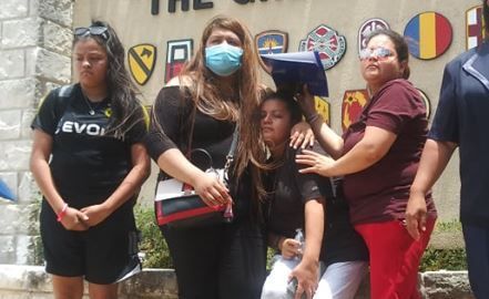 La familia de Vanessa Guillén en Fort Hood.