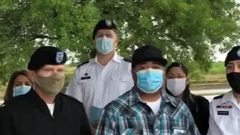 La llegada de los familiares de Vanessa Guillén.