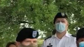 La llegada de los familiares de Vanessa Guillén.