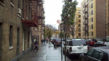 Avenida Morris en el Bronx no sufrió daños mayores después de Sandy.