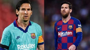 Las dos versiones de Leo Messi.