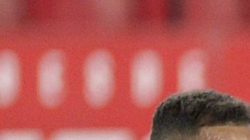 Gerard Piqué en el partido ante el Sevilla.