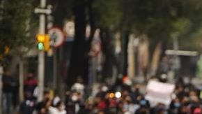Protesta en la Ciudad de México.