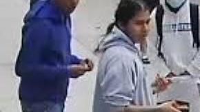 Los sospechosos captadas por una cámara de seguridad