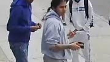 Los sospechosos captadas por una cámara de seguridad